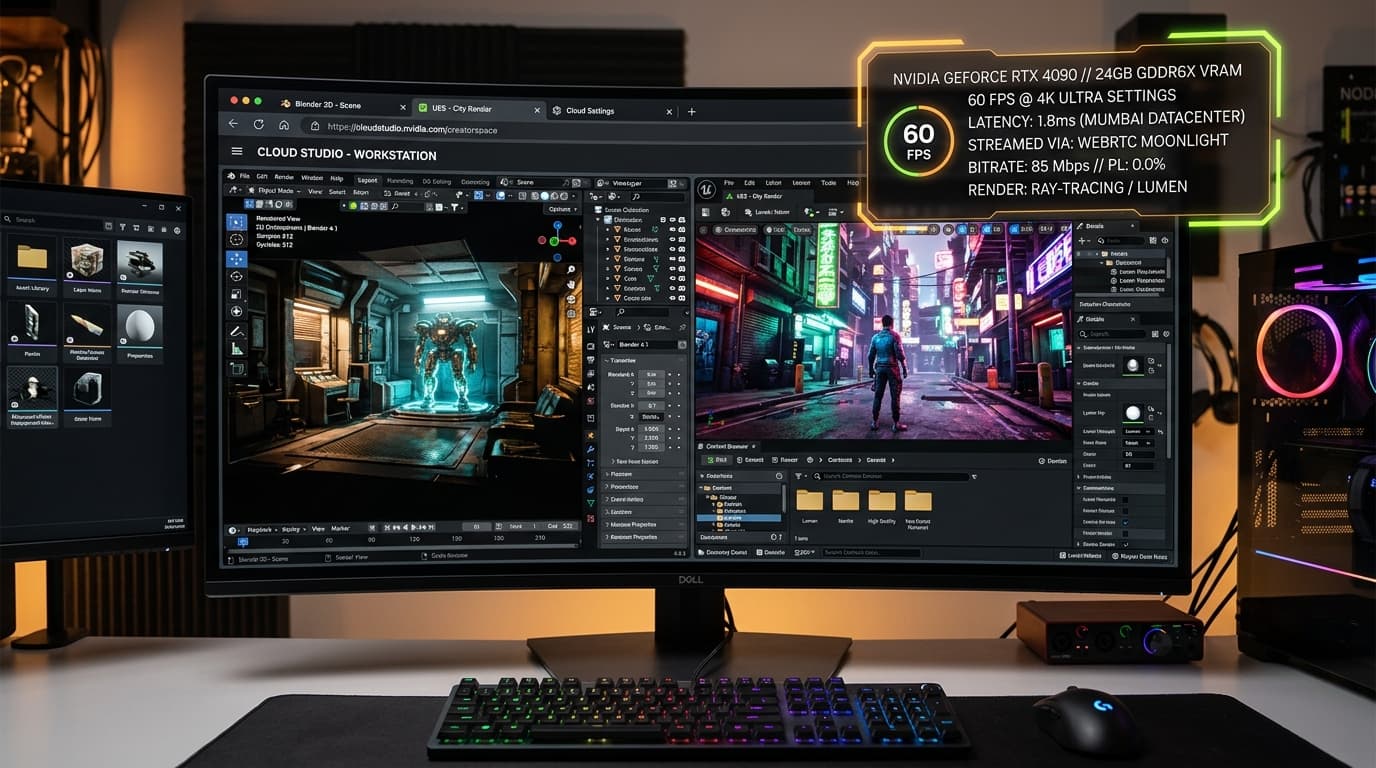 CloudGUI NVIDIA RTX 4090 Workstation Studio